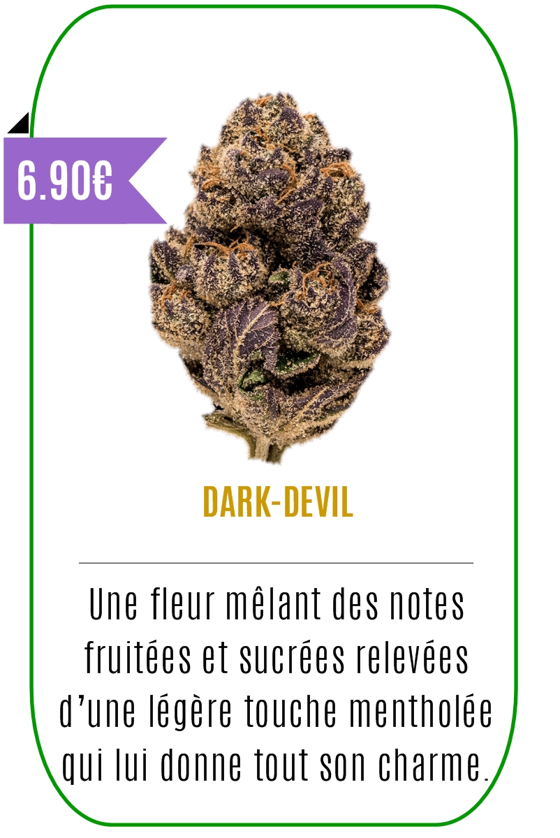 Boutique CBD - Fleur de CBD - DARK DEVIL - Mouvaux
