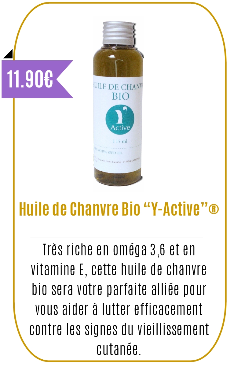 Boutique CBD -Huile de Chanvre Bio “Y-Active - Mouvaux