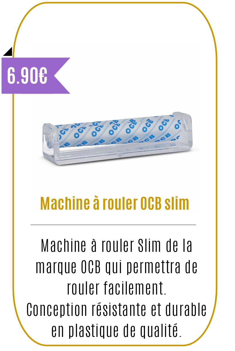 Boutique CBD -Machine à rouler OCB slim - Mouvaux