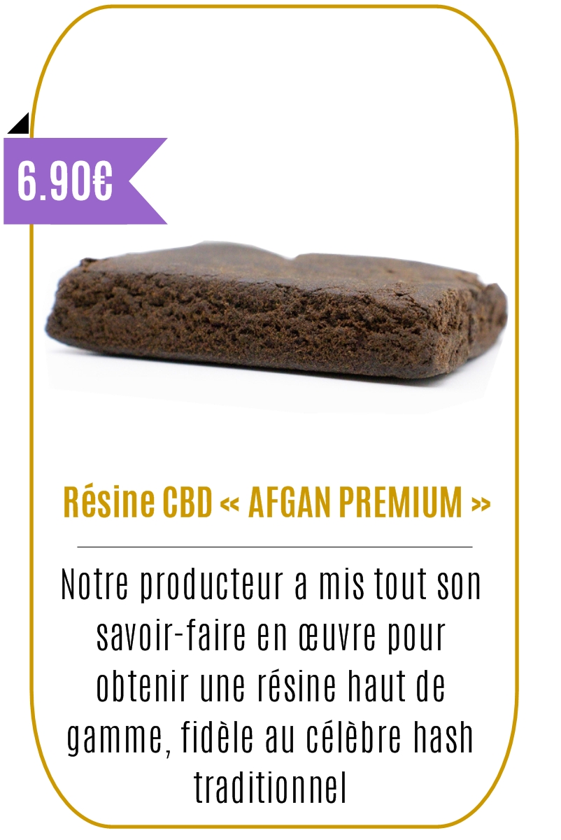 Boutique CBD -Résine CBD « AFGAN PREMIUM » -Mouvaux