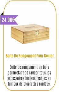Boutique CBD -Boite De Rangement Pour Rouler. - Mouvaux