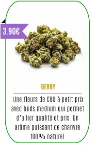 Boutique CBD - Fleur de CBD - BERRY - Mouvaux