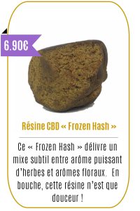 Boutique CBD -Résine CBD « Frozen Hash » -Mouvaux