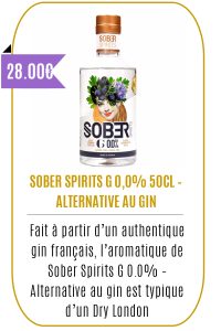 Boutique CBD - SOBER SPIRITS G 0,0% 50CL – ALTERNATIVE AU GIN - Mouvaux